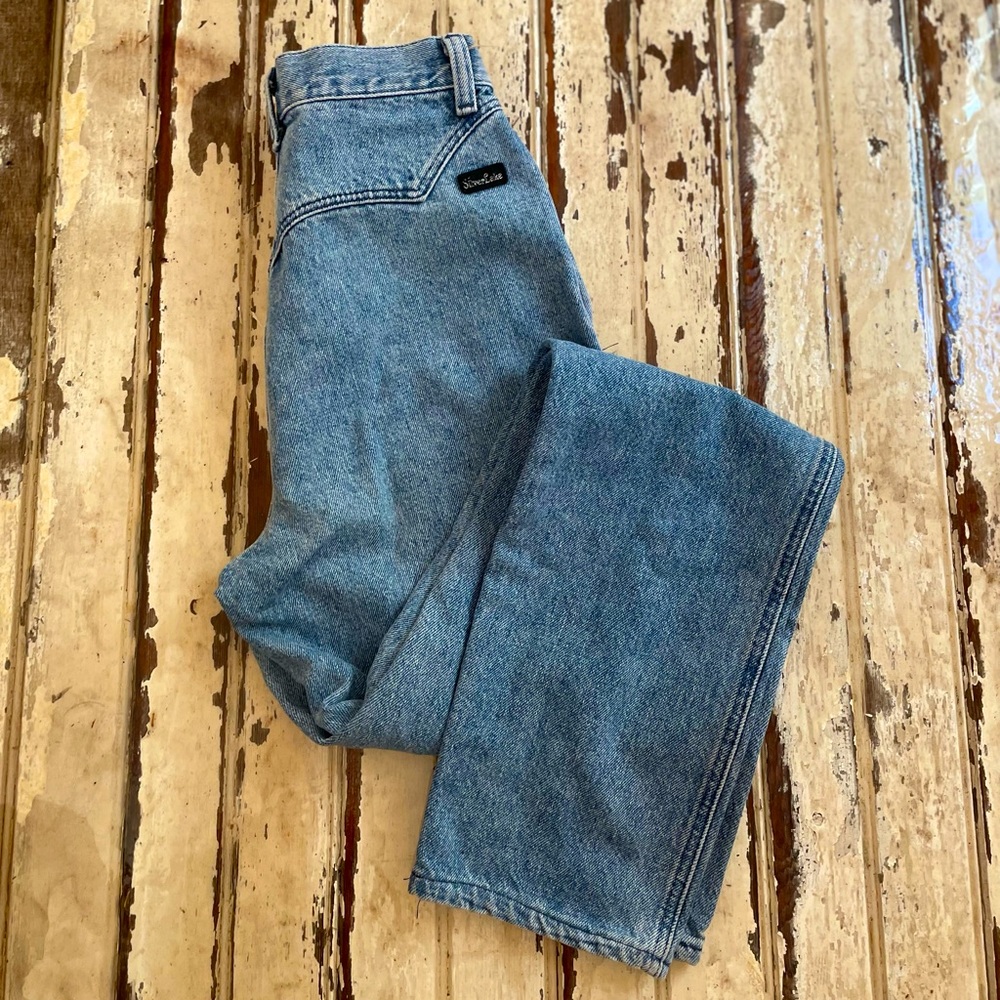 Wrangler Vintage Silver Lake High Waisted Straight Leg Jeans